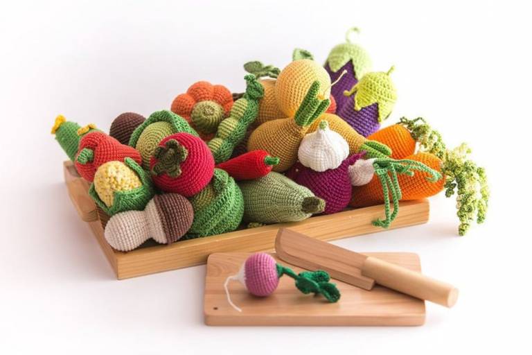 Fruits et légumes en bois, en crochet et en feutrine // Hellø Blogzine blog deco & lifestyle www.hello-hello.fr
