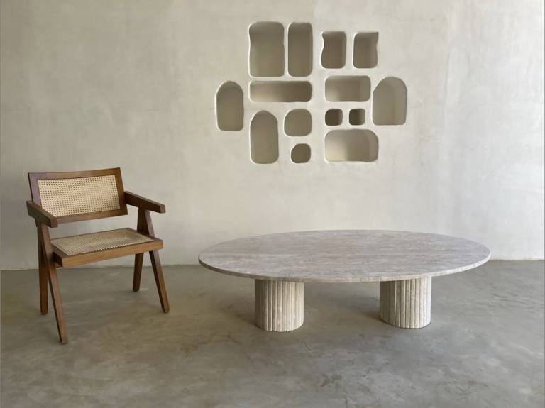 Où trouver une table en travertin ? // Hellø Blogzine - Blog déco Lifestyle - www.hello-hello.fr