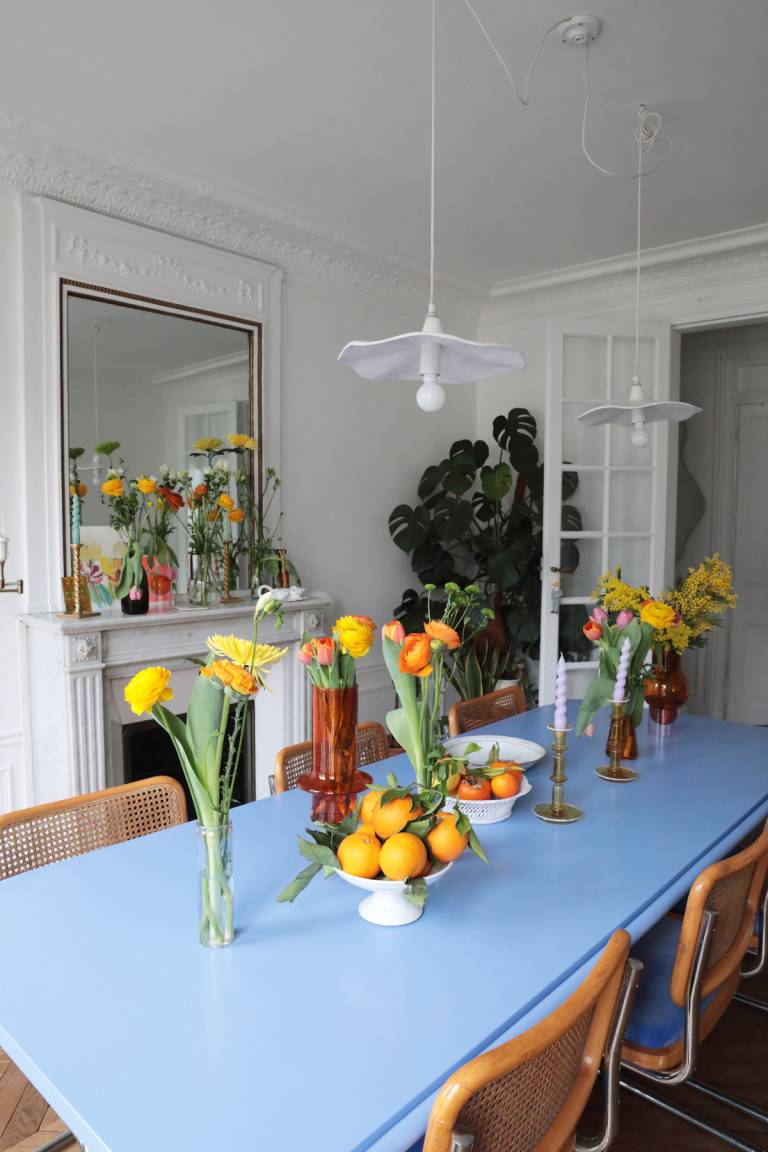 L'appartement haussmannien moderne et coloré de Girlzpop // Hellø Blogzine blog deco & lifestyle www.hello-hello.fr