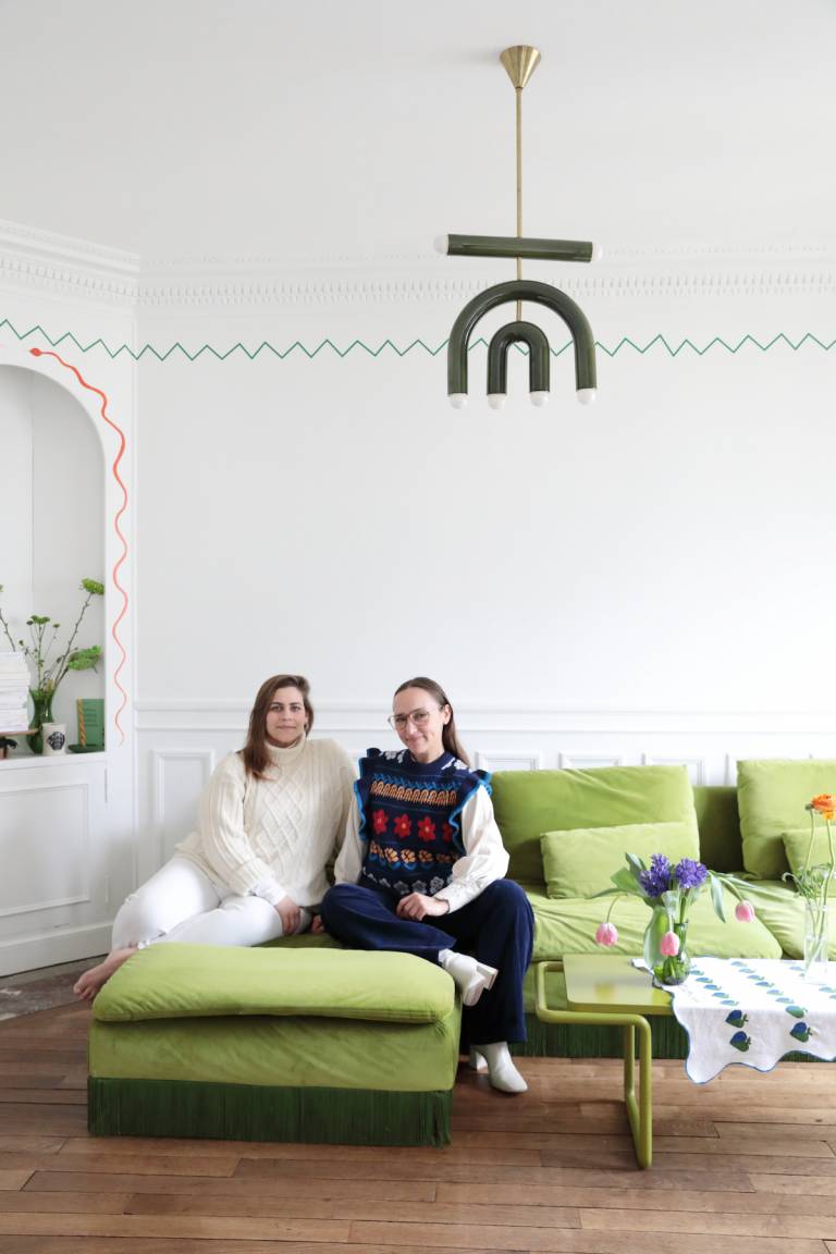 L'appartement haussmannien moderne et coloré de Girlzpop // Hellø Blogzine blog deco & lifestyle www.hello-hello.fr