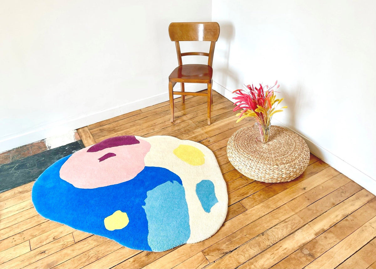 Tapis forme libre // Hellø Blogzine blog deco & lifestyle www.hello-hello.fr