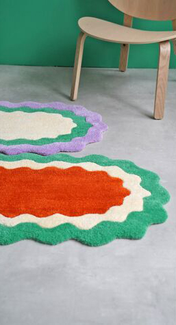 Tapis forme libre // Hellø Blogzine blog deco & lifestyle www.hello-hello.fr