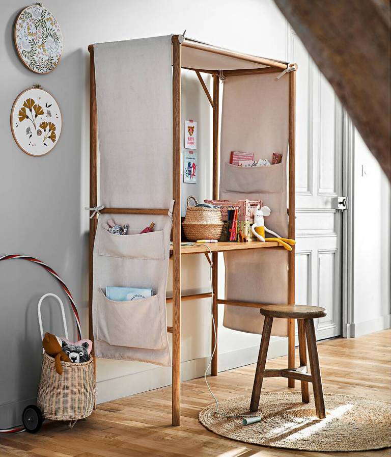 Chambre d'enfants : un joli coin bureau // Hellø Blogzine blog deco & lifestyle www.hello-hello.fr