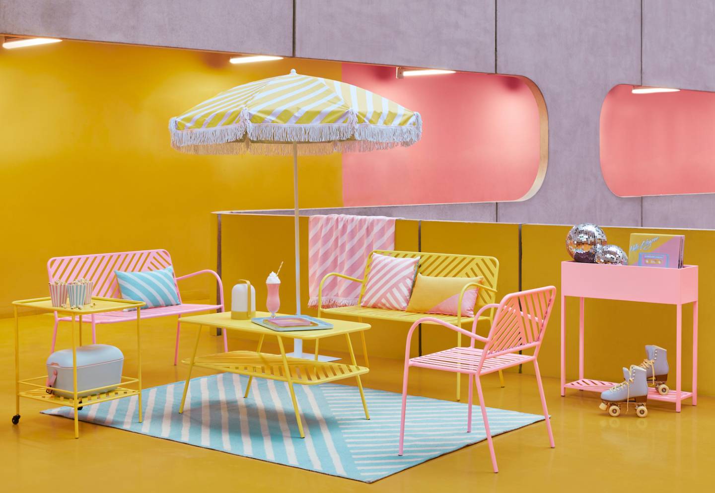 La collection de mobilier de jardin design Hellø Blogzine x La Redoute Intérieurs