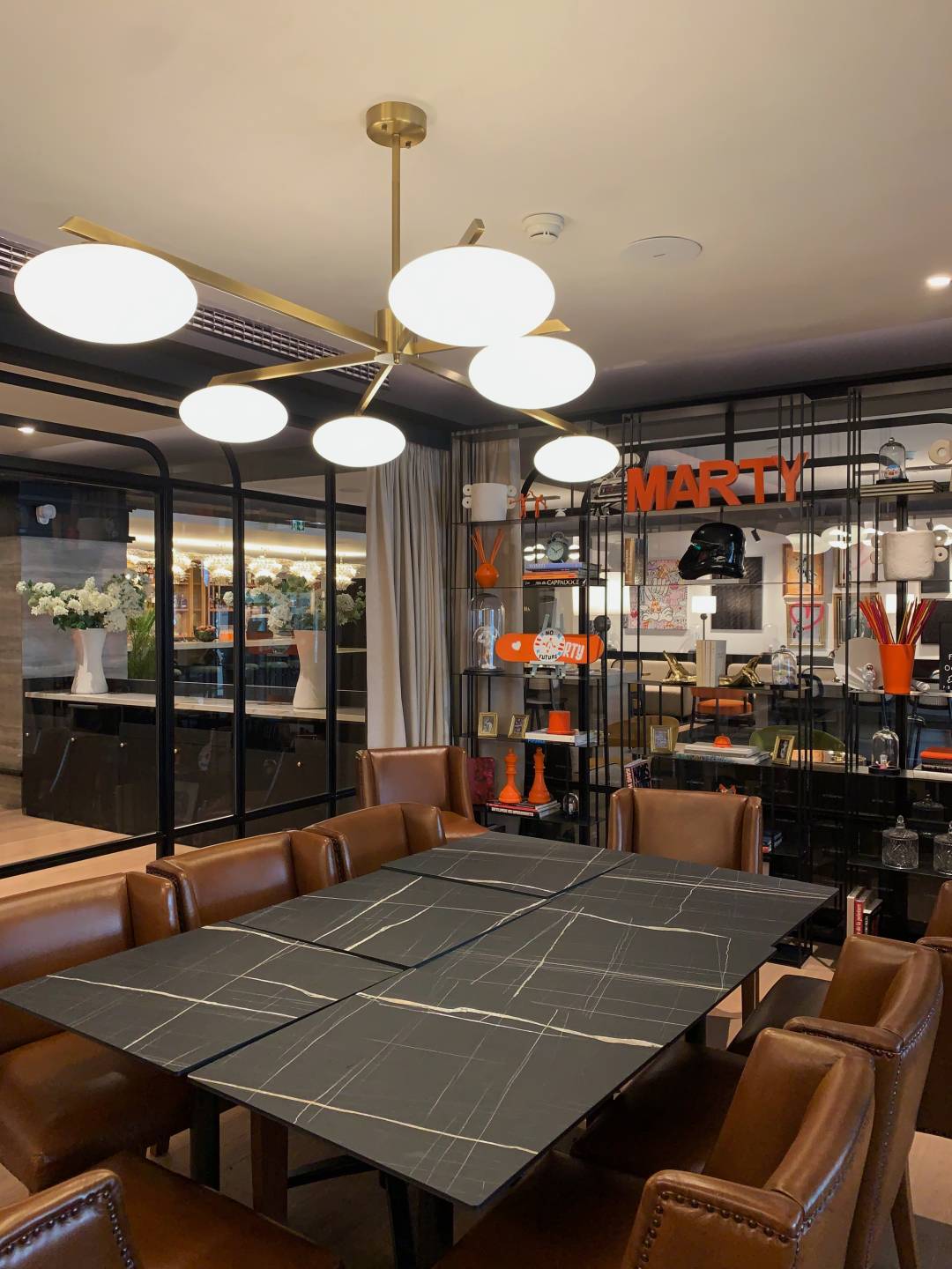La déco design de l'hôtel Marty Bordeaux