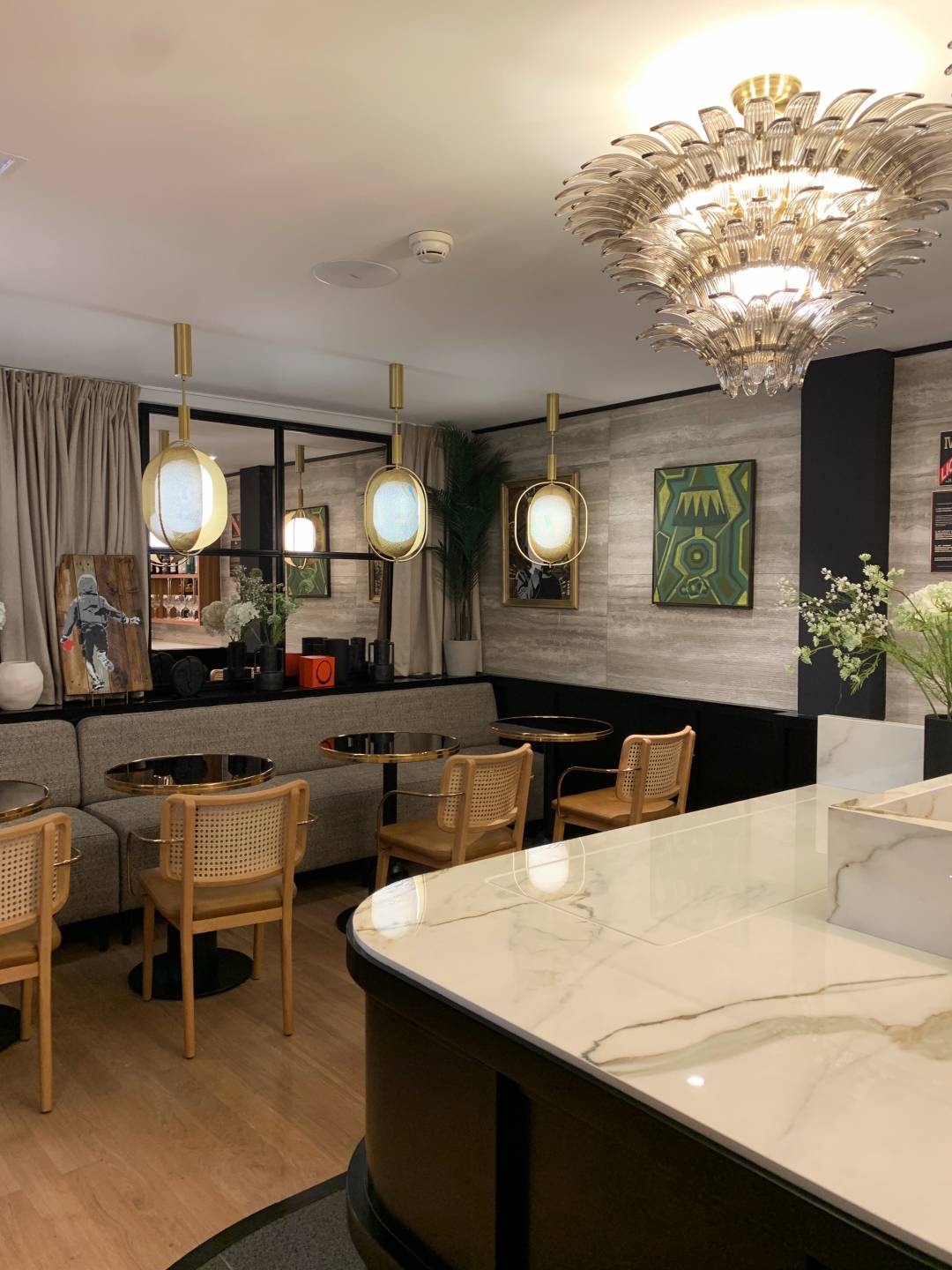La déco design de l'hôtel Marty Bordeaux