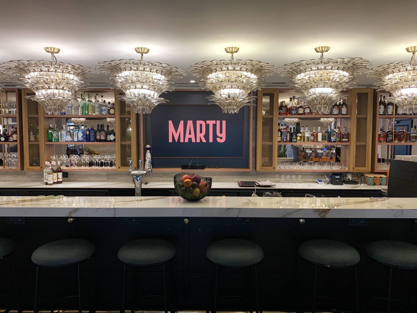 La déco design de l'hôtel Marty Bordeaux
