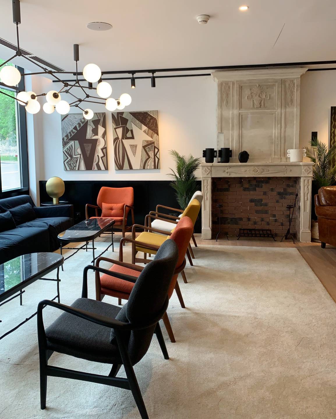 La déco design de l'hôtel Marty Bordeaux