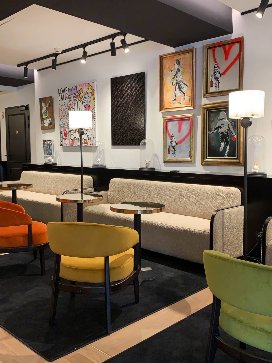 La déco design de l'hôtel Marty Bordeaux