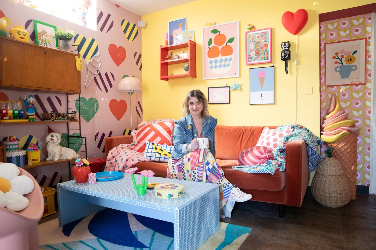 La déco colorée de Catherine Zarrabian