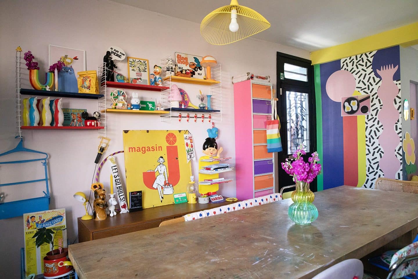 La maison pop et vintage de Catherine Zarrabian