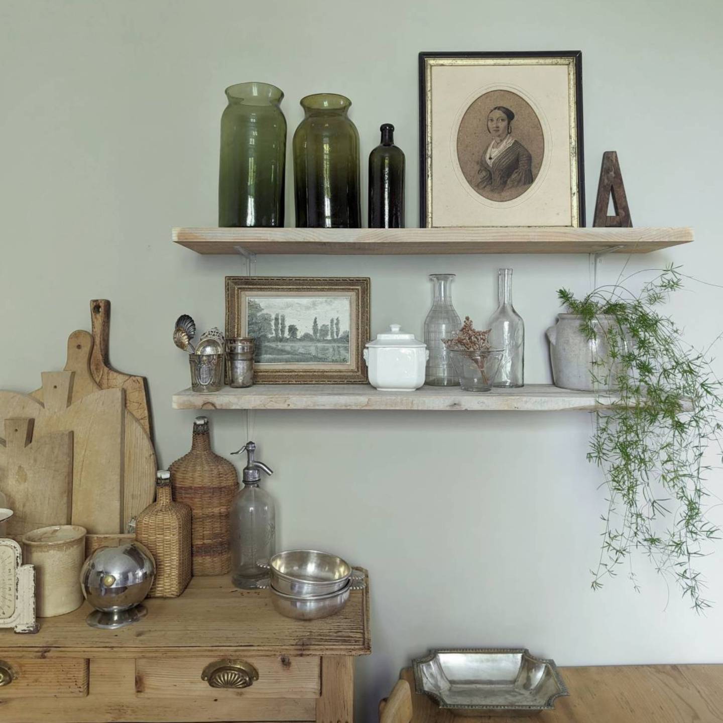 Une maison à la déco chinée Campagne chic en Bourgogne