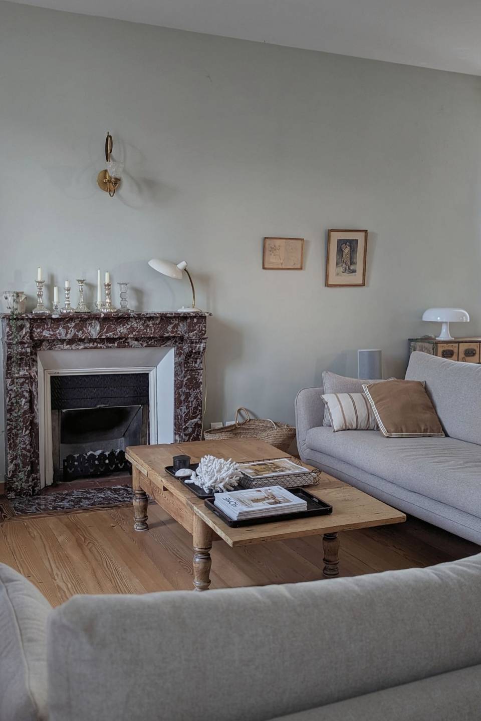 Une maison à la déco chinée Campagne chic en Bourgogne
