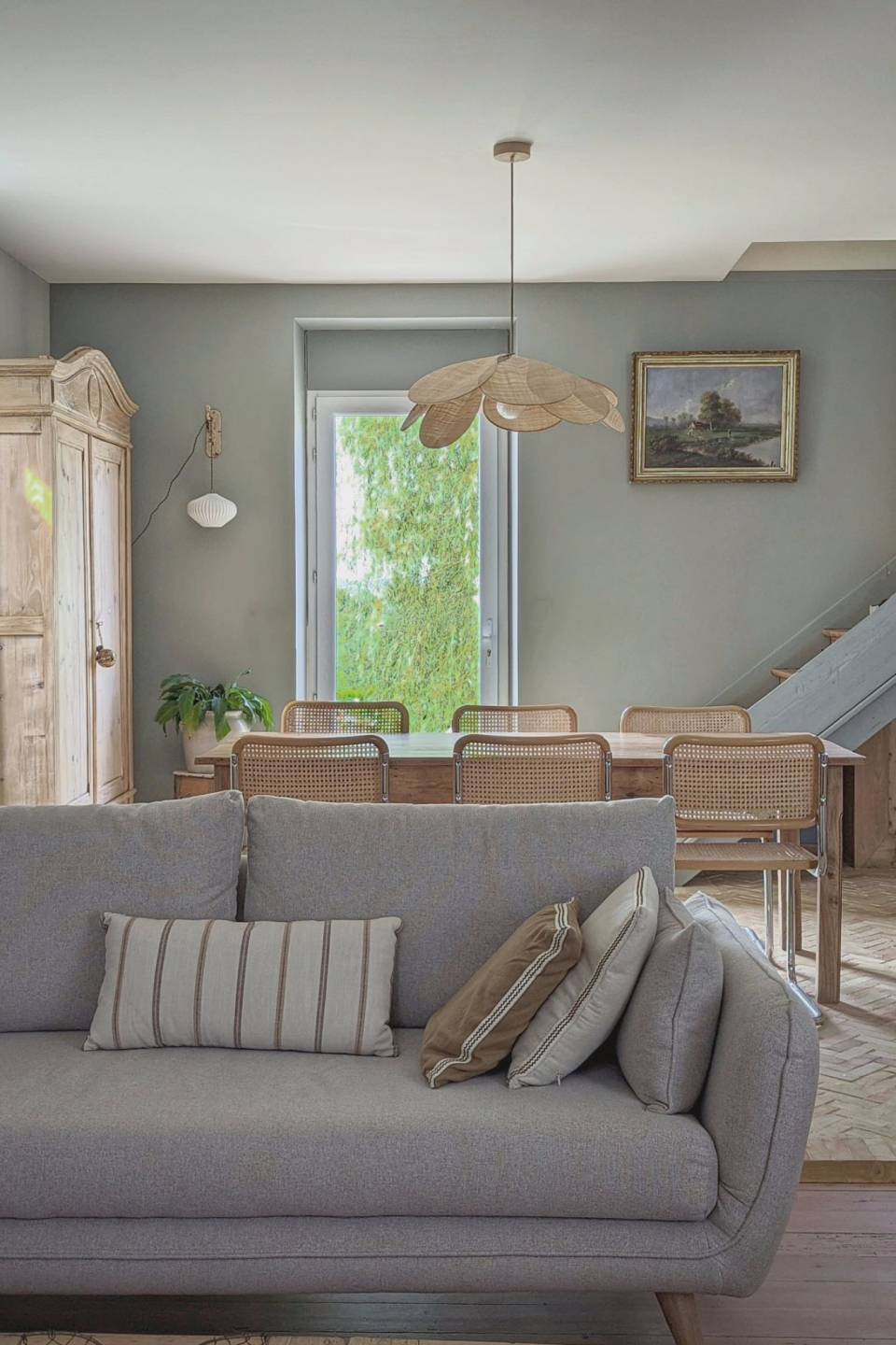 Une maison à la déco chinée Campagne chic en Bourgogne