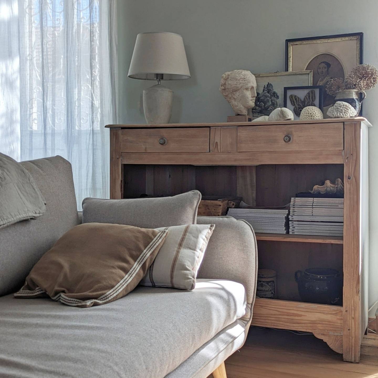 Une maison à la déco chinée Campagne chic en Bourgogne