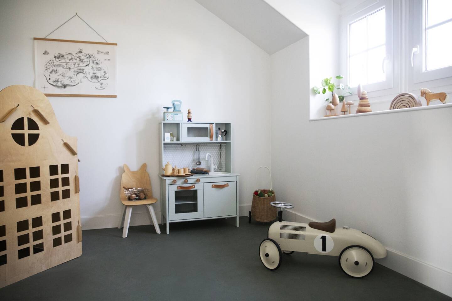 Des combles transformés en salle de jeux // Hellø Blogzine blog deco & lifestyle www.hello-hello.fr