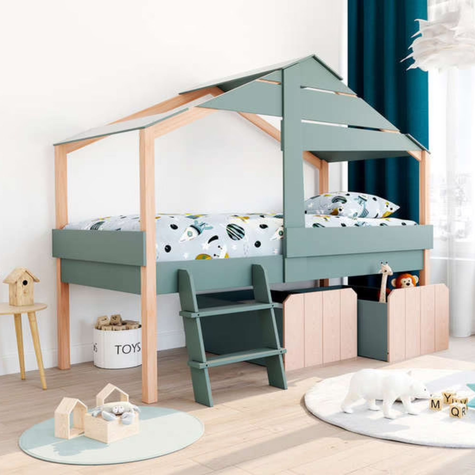 Lit cabane : 16 modèles déco pour une chambre d'enfant originale // Hello Blogzine - Blog déco