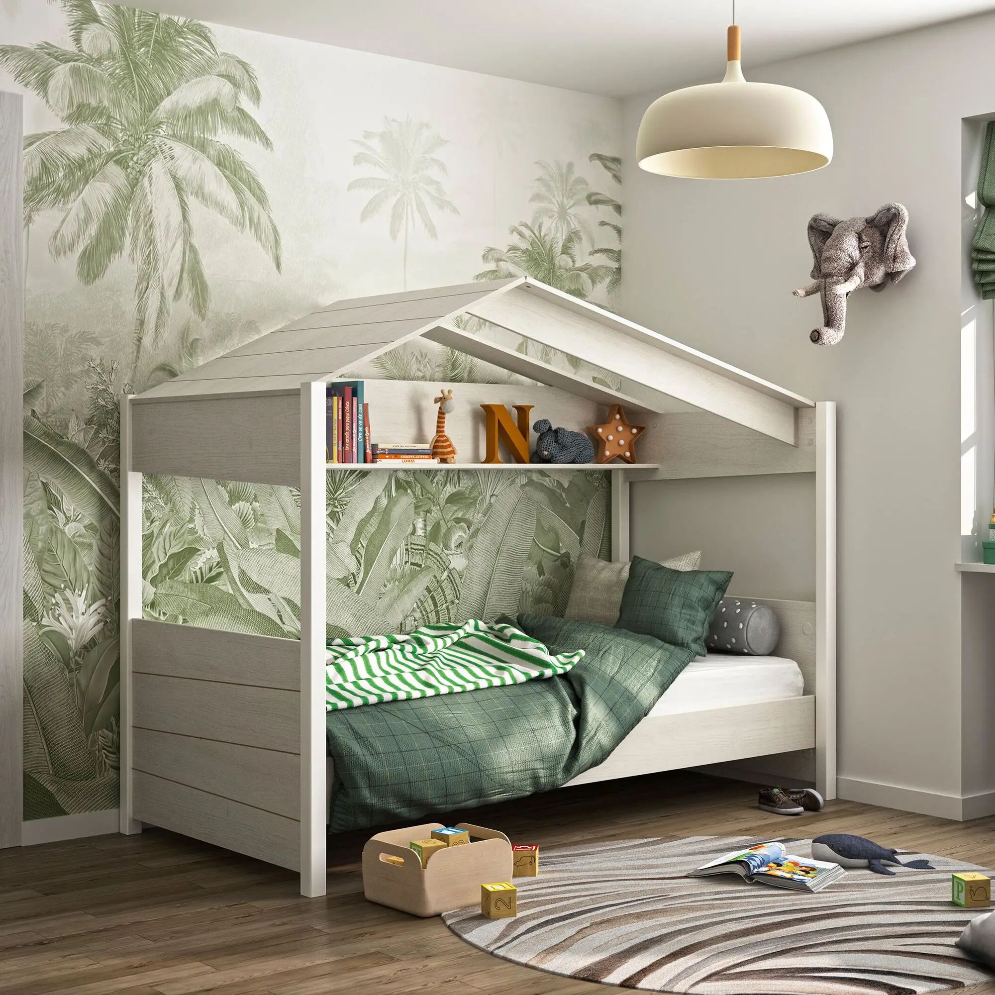 Lit cabane : 16 modèles déco pour une chambre d'enfant originale // Hello Blogzine - Blog déco