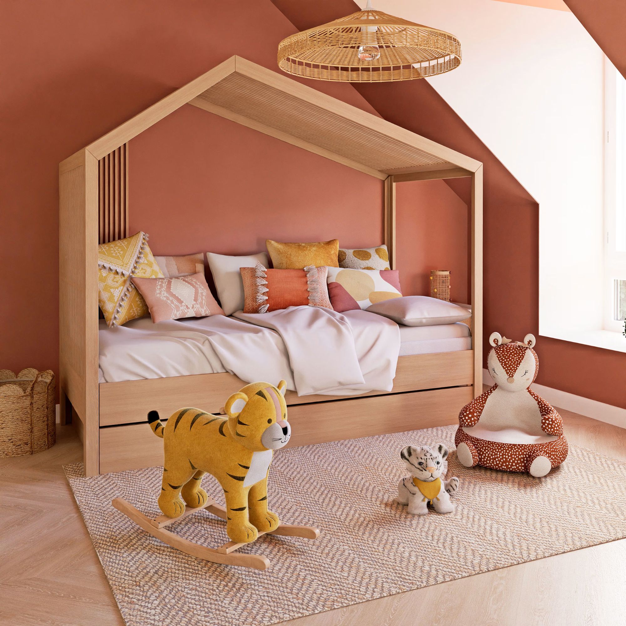 Lit cabane : 16 modèles déco pour une chambre d'enfant originale // Hello Blogzine - Blog déco