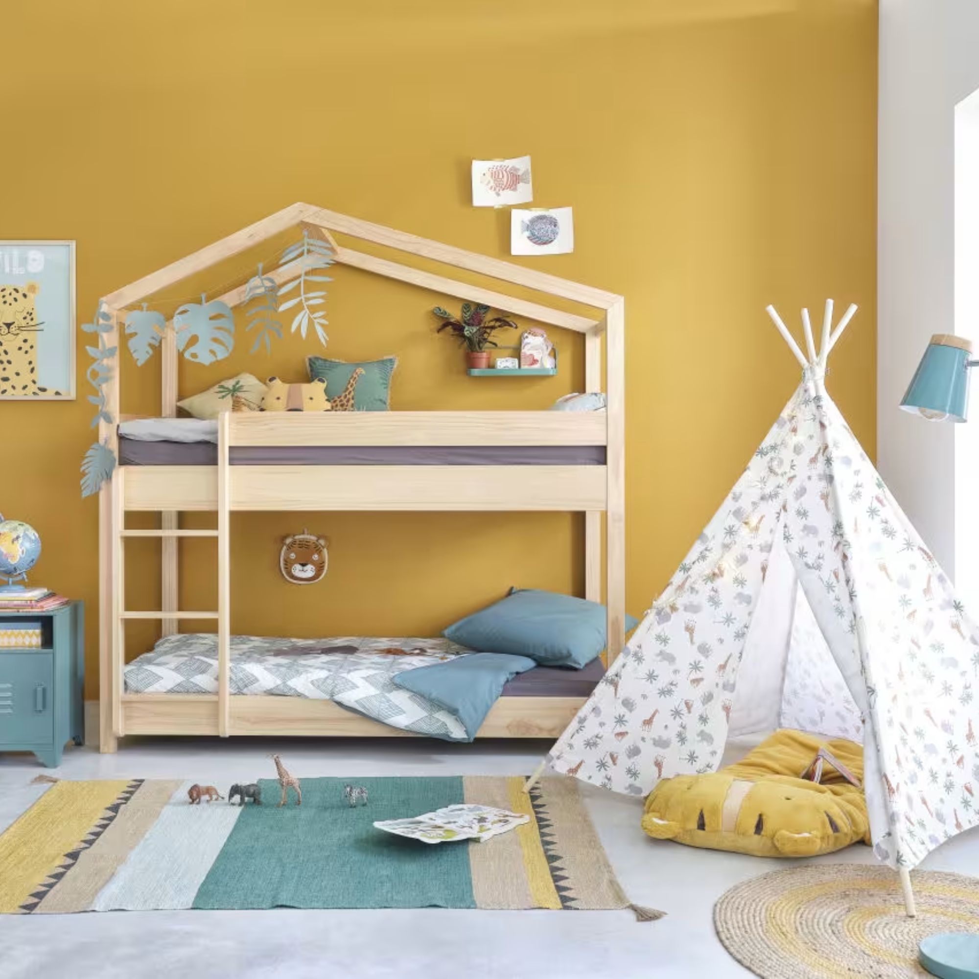 Lit cabane : 16 modèles déco pour une chambre d'enfant originale // Hello Blogzine - Blog déco