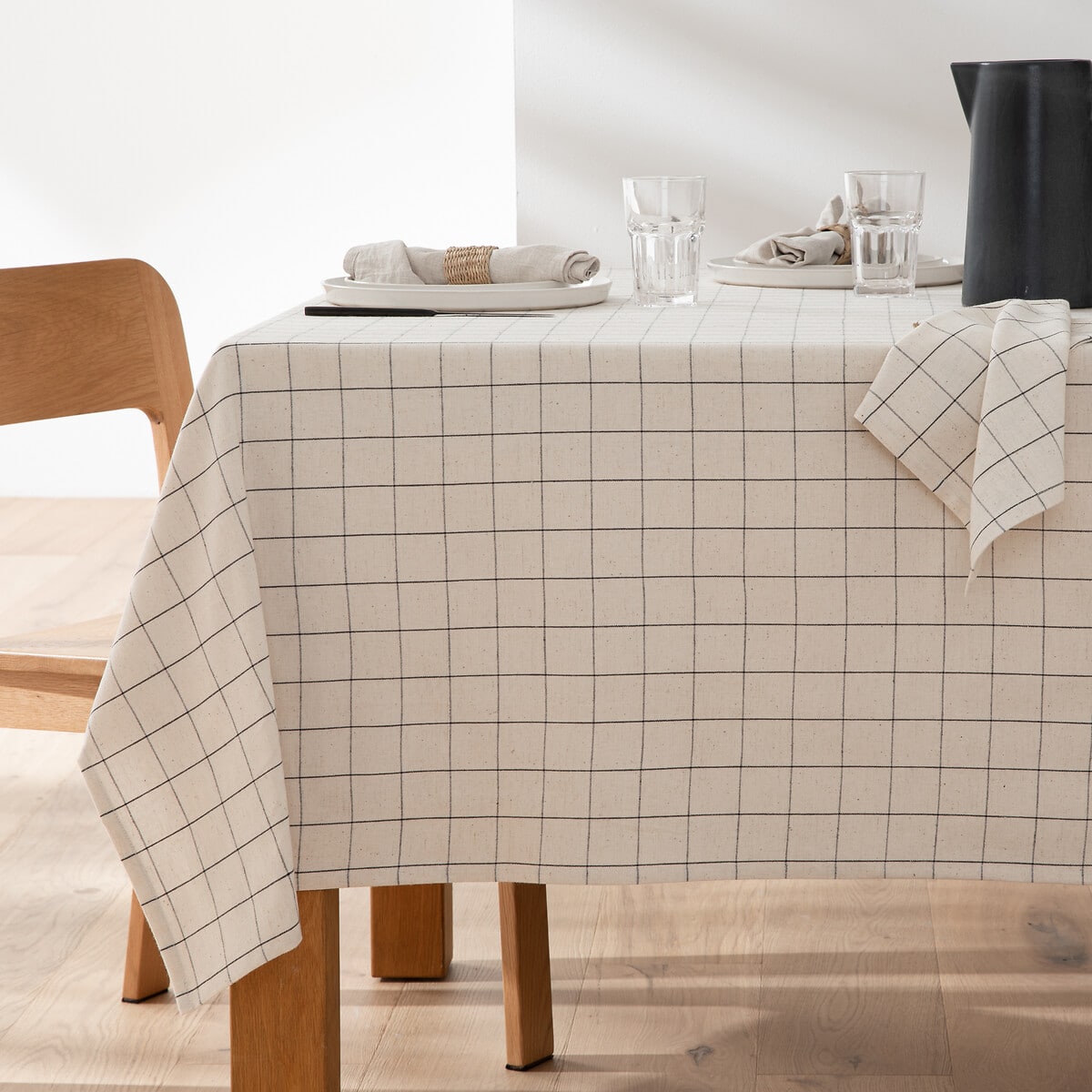 Nappe à carreaux en coton style slow life // Hellø Blogzine blog deco & lifestyle www.hello-hello.fr