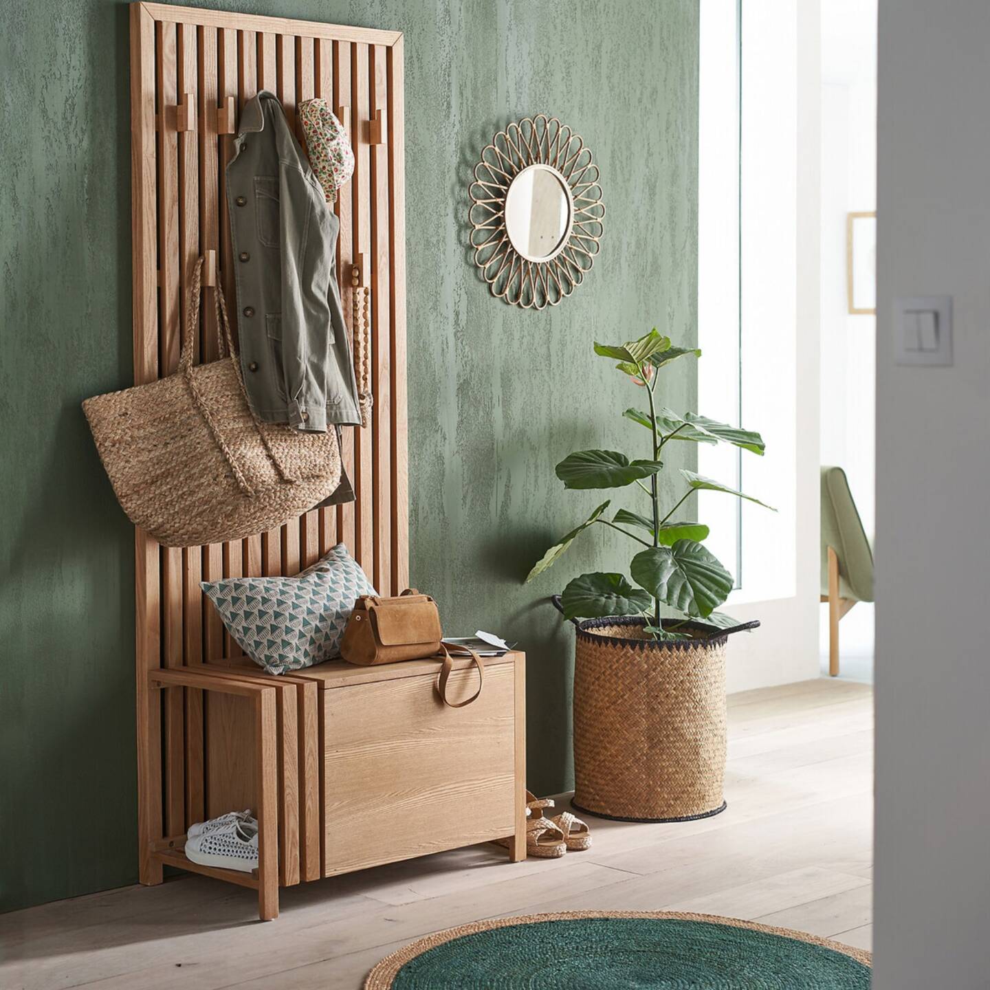 Banc d'entrée : des modèles pratiques pour habiller son entrée // Hello Blogzine - Blog déco