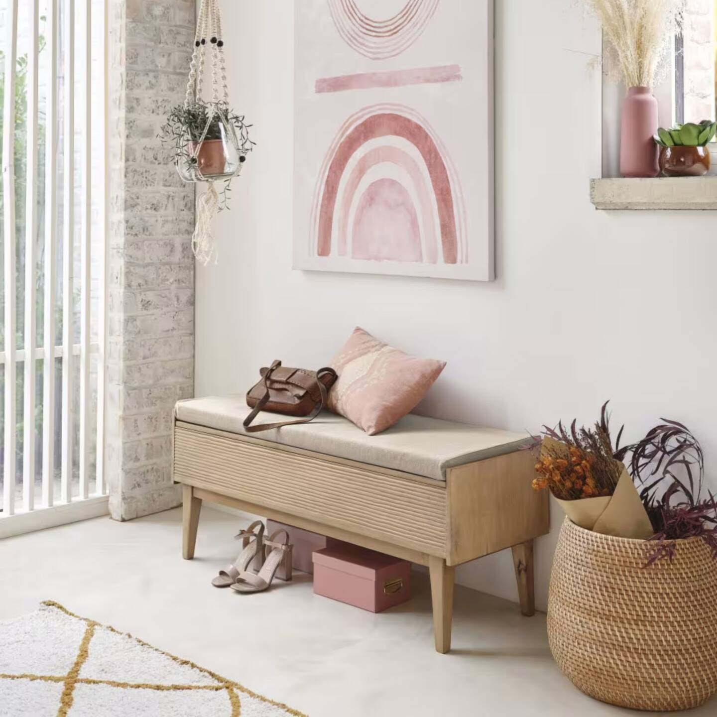 Banc d'entrée : des modèles pratiques pour habiller son entrée // Hello Blogzine - Blog déco