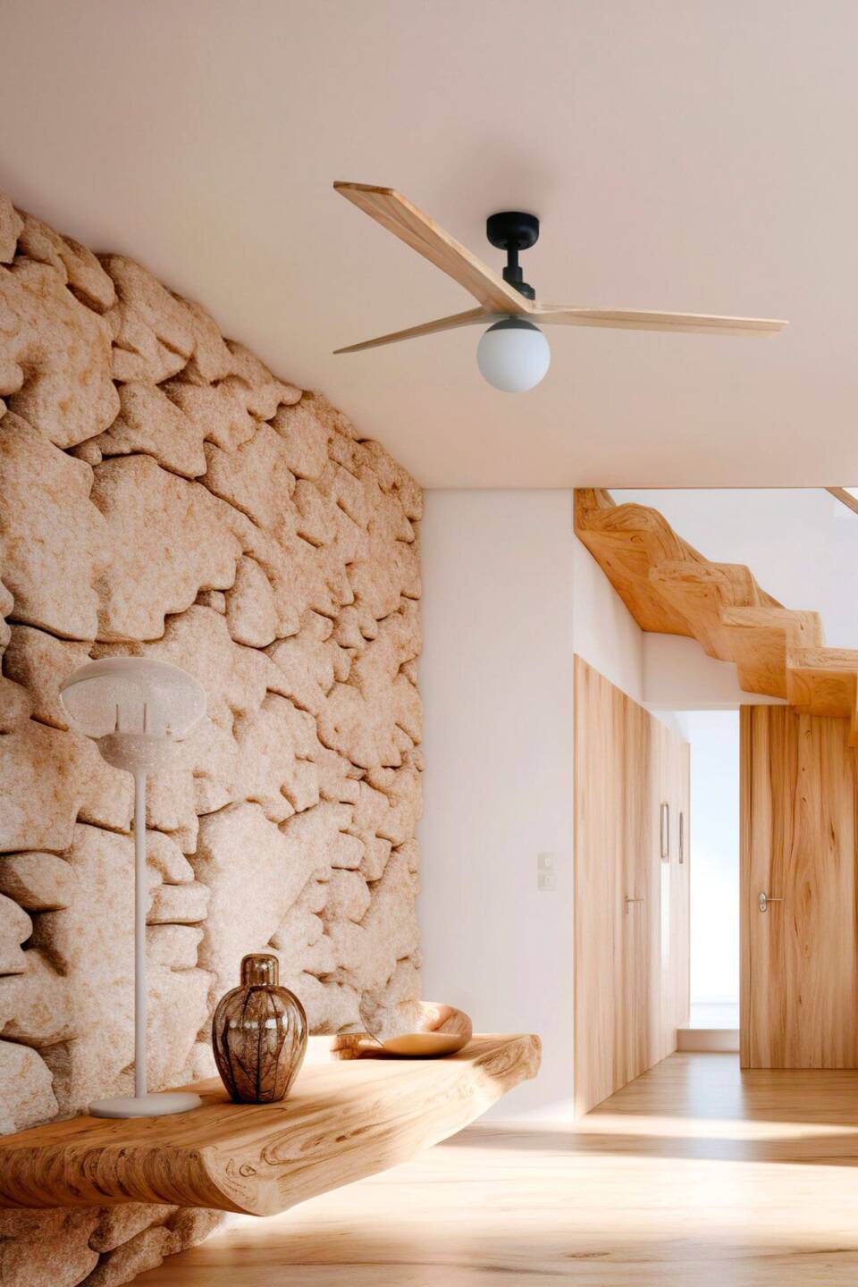 Plafonnier ventilateur : 12 modèles pour rafraichir son intérieur // Hello Blogzine - blog déco