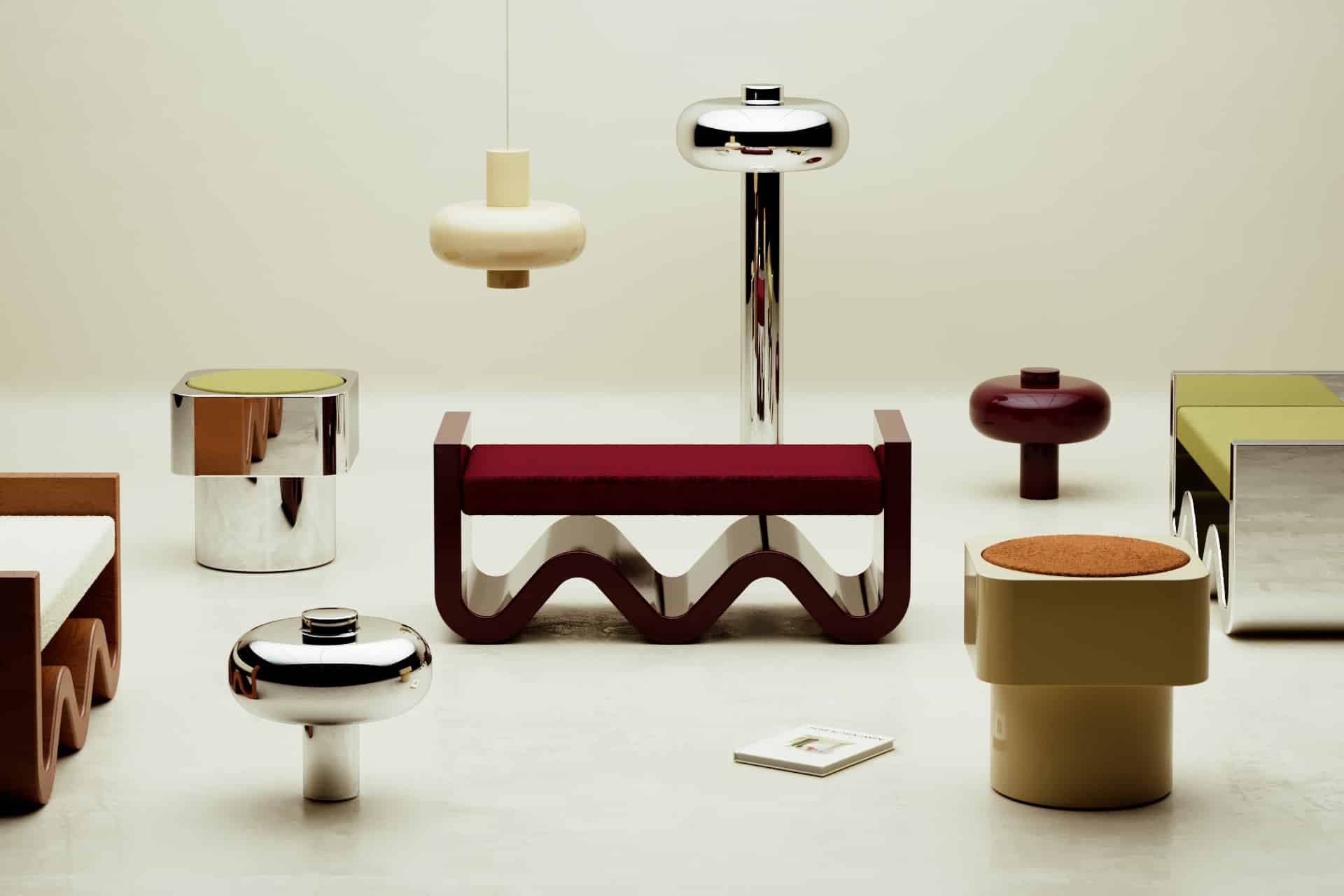 Nouvelle collection Monoprix x Bureau Benjamin : lampes Bubble, banc Vague et créations inédites aux couleurs design. Disponible dès le 30 septembre sur Monoprix.fr // Hëllø Blogzine www.hello-hello.fr