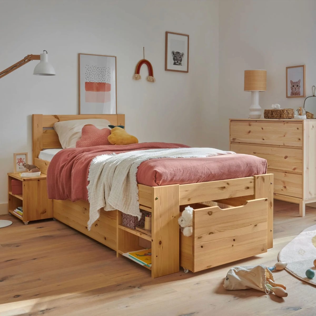 Les lits avec rangements pour enfants // Hellø Blogzine - www.hello-hello.fr