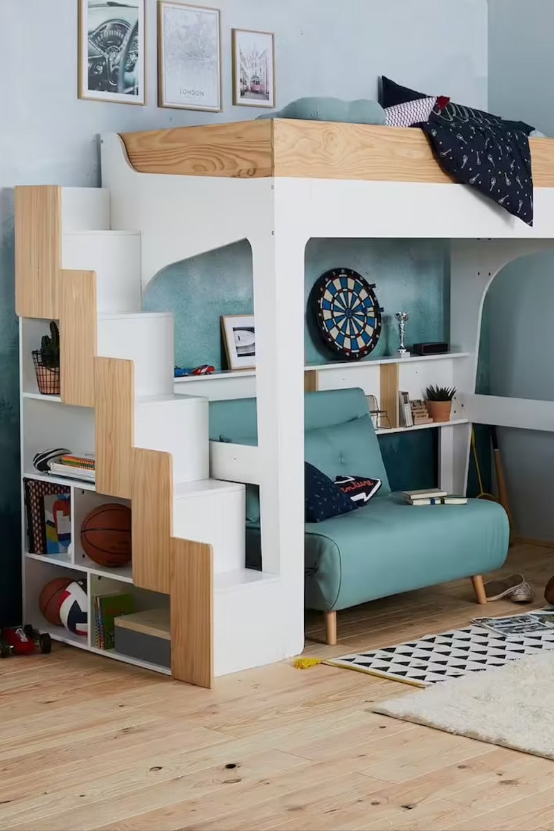 Les lits avec rangements pour enfants // Hellø Blogzine - www.hello-hello.fr