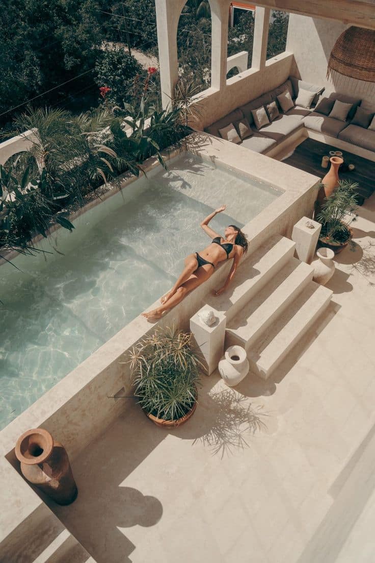 Mini piscine, la nouvelle tendance des petits jardins // Hëllø Blogzine www.hello-hello.fr