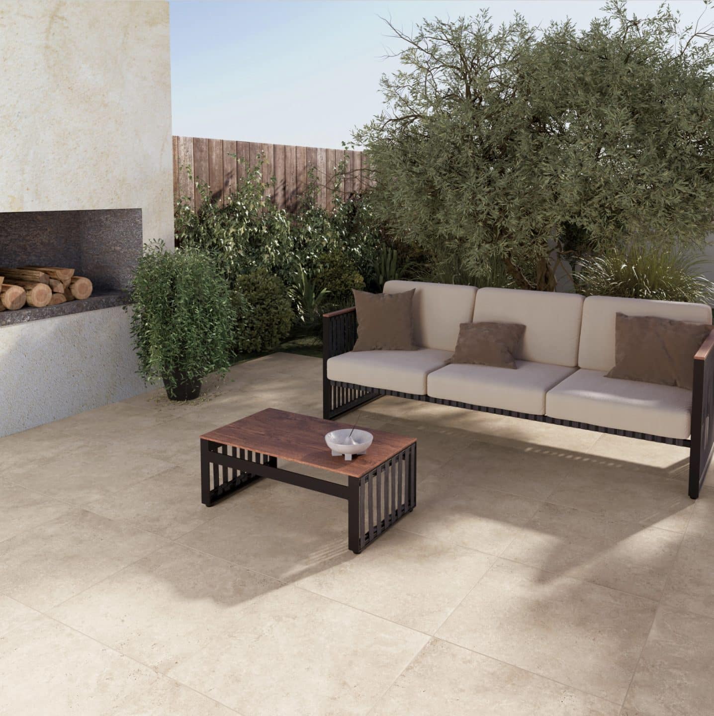 Bons plans pour les travaux de printemps chez Leroy Merlin - Carrelage effet travertin // Hëllø Blogzine www.hello-hello.fr