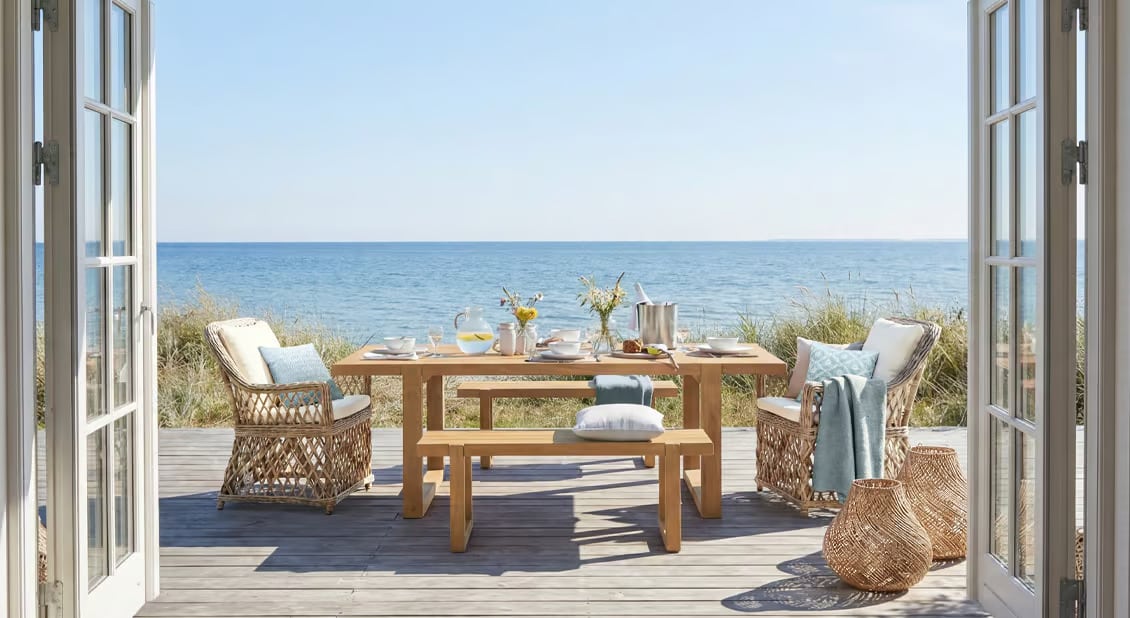 Table d’été extérieur, décoration de table, art de la table outdoor… Découvrez comment créer une table d’été élégante avec LOBERON : inspirations jardin, terrasse et balcon // Hellø Blogzine blog deco & lifestyle www.hello-hello.fr